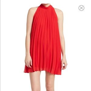 Betsey Johnson Red Halter style dress NWT